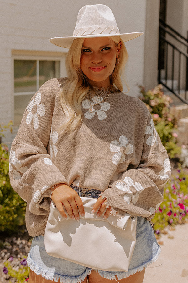 Boho Vibes Sweater Curves-Beginning Fashion