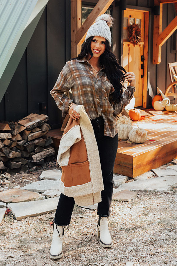 Energy Matched Flannel In Grey-Beginning Fashion