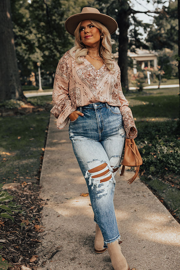 Cafe Date Shift Top Curves-Beginning Fashion