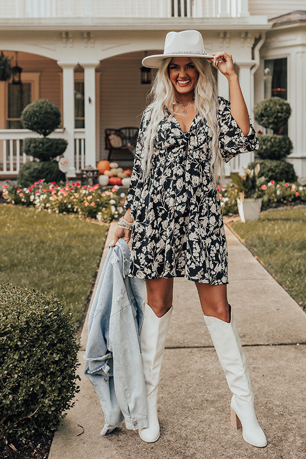 Full Of Heart Floral Dress-Beginning Fashion