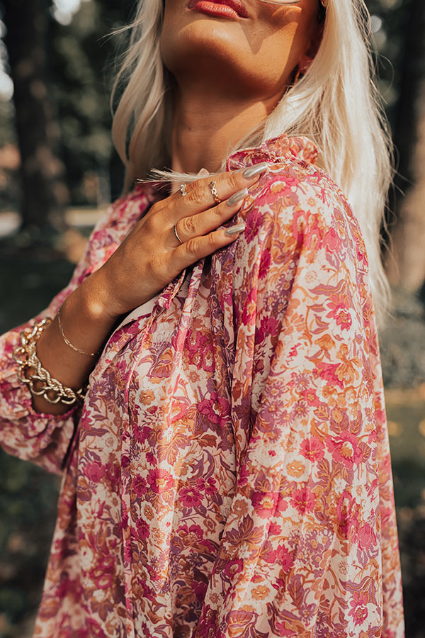 Blissful Mindset Shift Top-Beginning Fashion