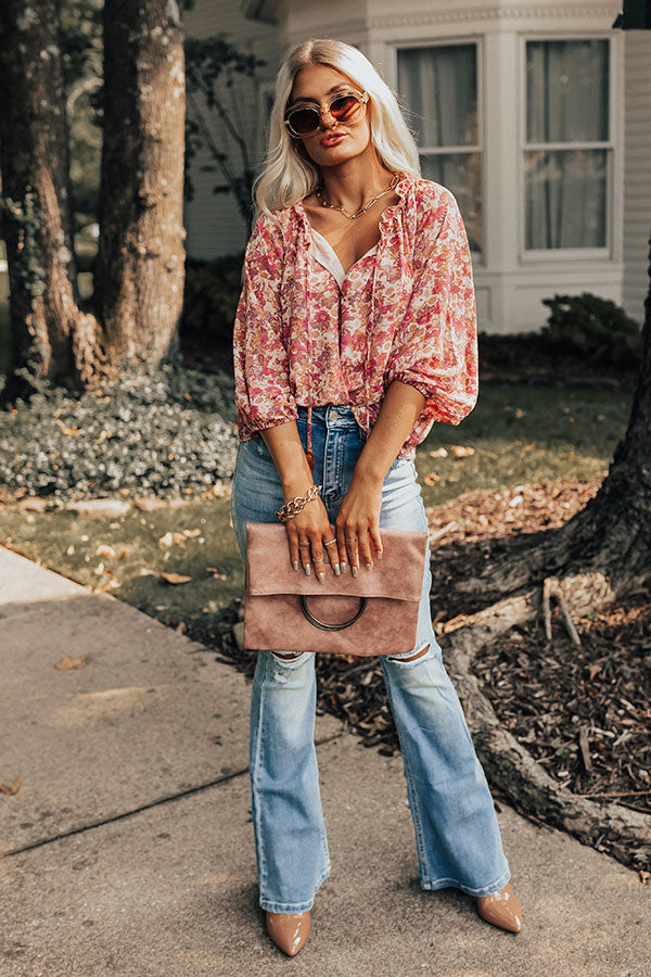 Blissful Mindset Shift Top-Beginning Fashion