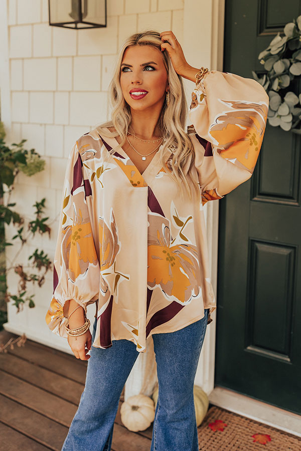 Chardonnay And Candlelight Satin Top-Beginning Fashion