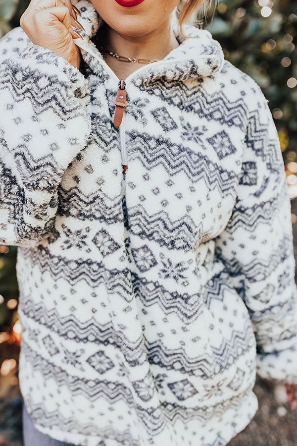 Bring The Cocoa Sherpa Pullover Curves-Beginning Fashion