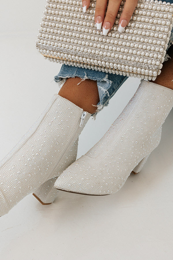 Free And Flirty Pearl Bootie-Beginning Fashion