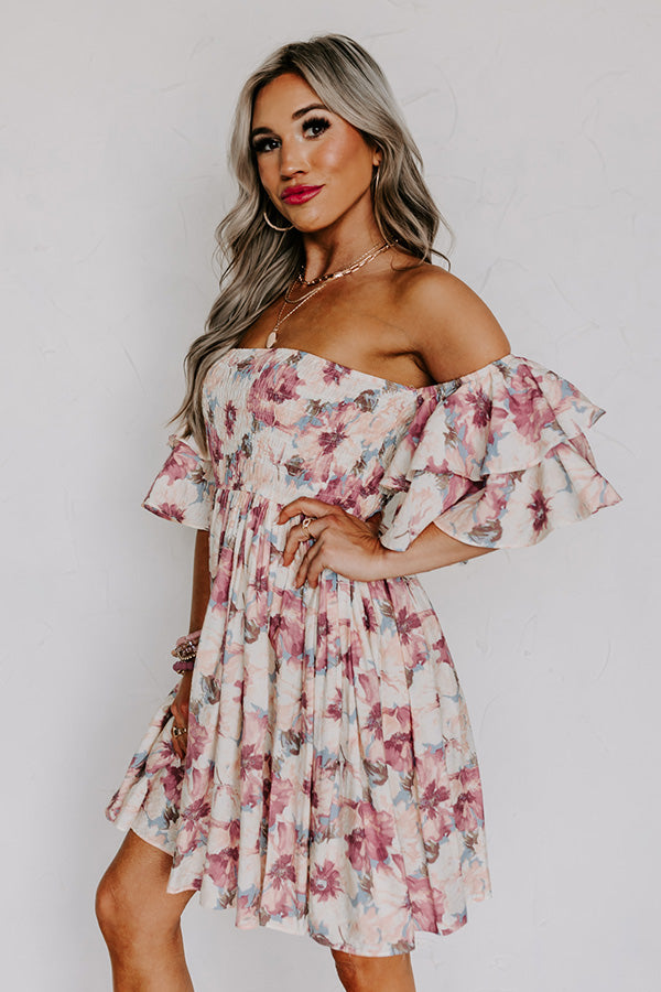 Field of Dreams Smocked Dress-Beginning Fashion