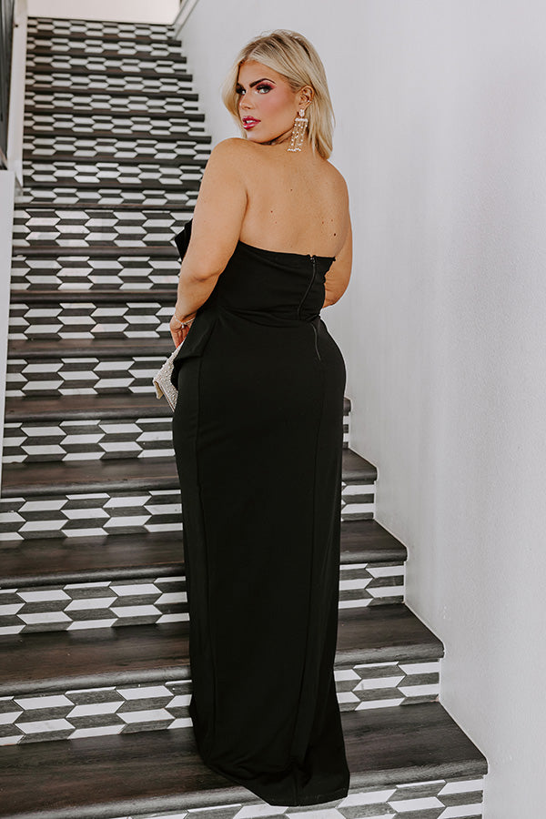 Back To You Maxi in Black Curves-Beginning Fashion