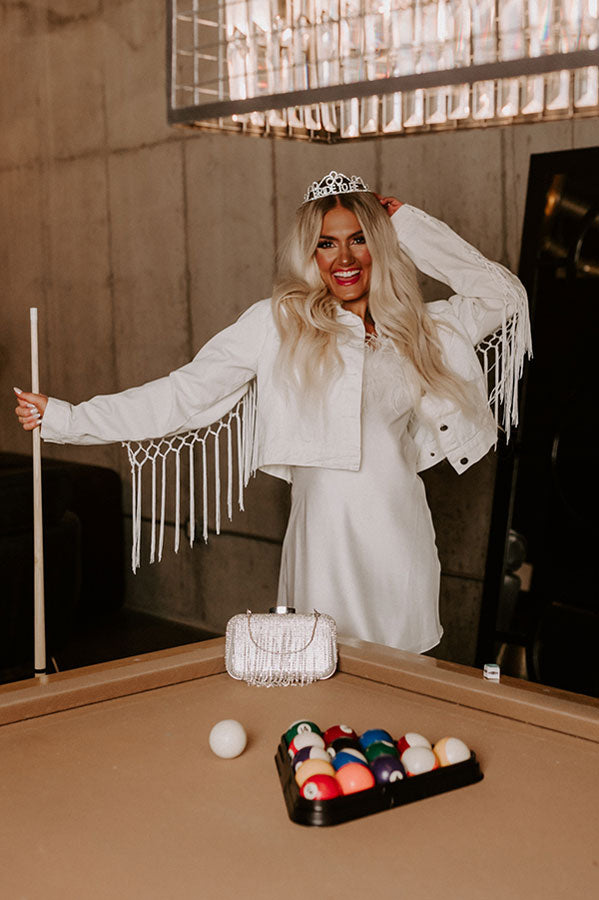 Bride Tassel Denim Jacket-Beginning Fashion