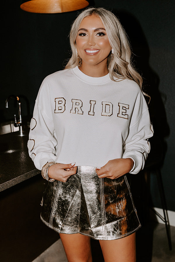 Bride Sweatshirt-Beginning Fashion