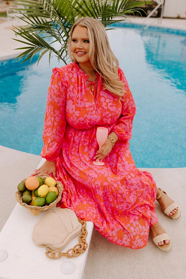 Coastal Charming Midi Curves-Beginning Fashion