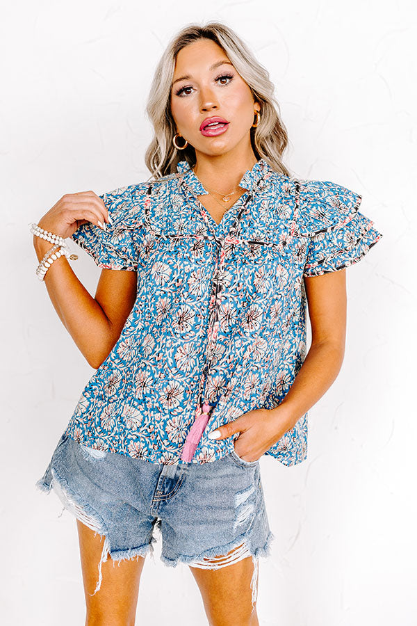 Blissful Break Shift Top-Beginning Fashion