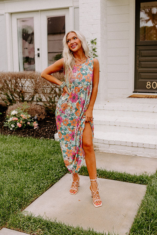 Happiness Defined Floral Maxi-Beginning Fashion