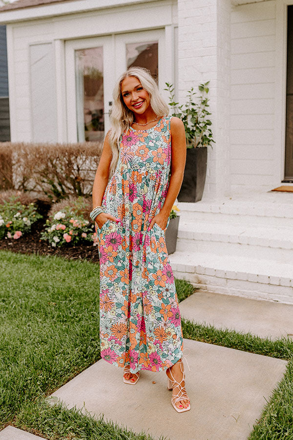 Happiness Defined Floral Maxi-Beginning Fashion