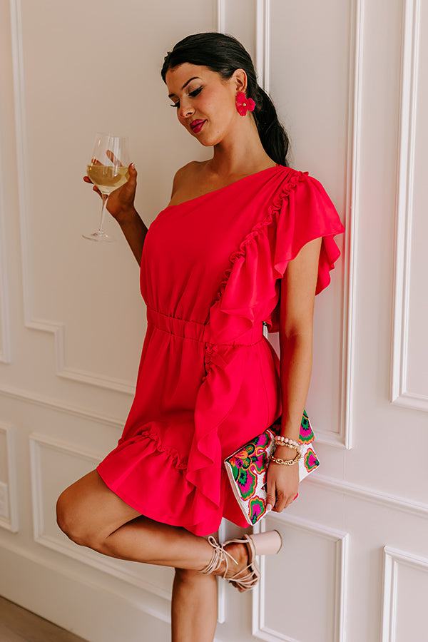 Buttercup Kisses Ruffle Mini Dress-Beginning Fashion