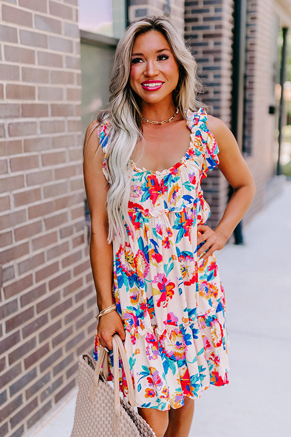 Beyond A Memory Shift Dress In Cream-Beginning Fashion