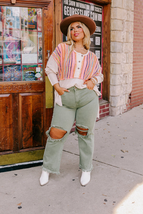 Boho Flow Knit Tunic Curves-Beginning Fashion