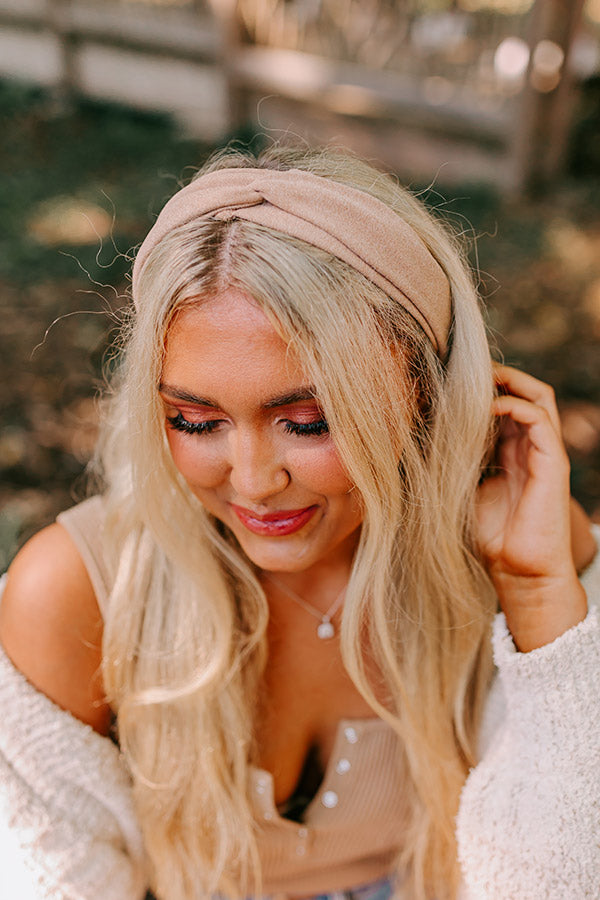 Eclipse Season Headband In Mocha-Beginning Fashion