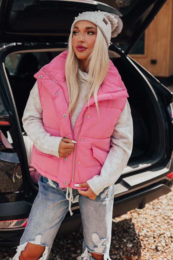 Cozier Than Ever Puffer Vest-Beginning Fashion