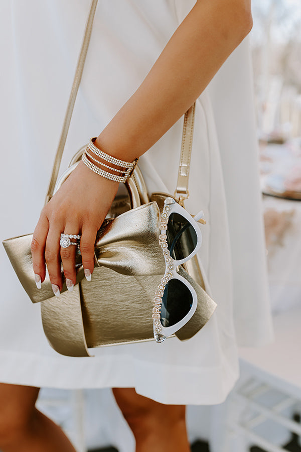 Bride To Be Embellished Cat Eye Sunglasses-Beginning Fashion