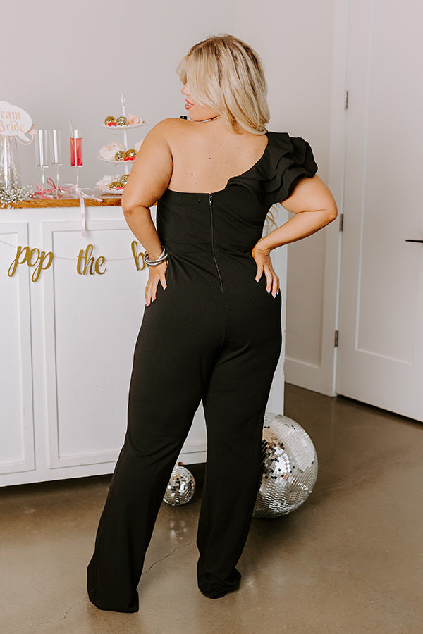 Best Party Ever Ruffle Jumpsuit Curves-Beginning Fashion