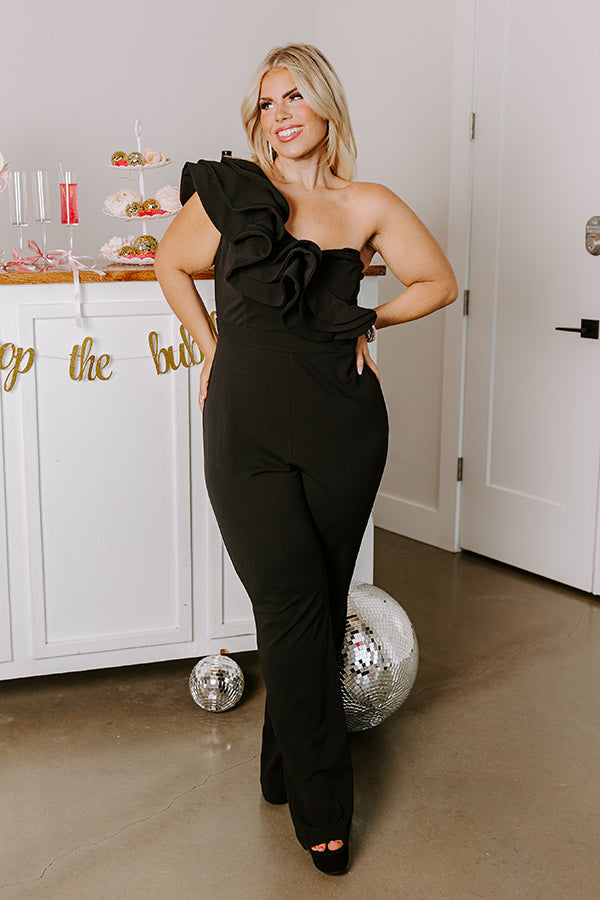 Best Party Ever Ruffle Jumpsuit Curves-Beginning Fashion