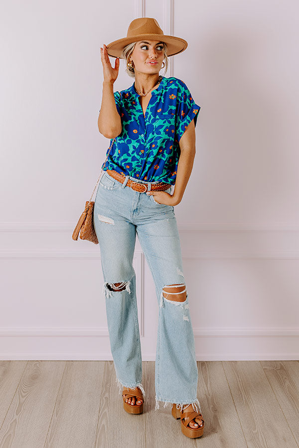 Botanical Garden Button Up-Beginning Fashion