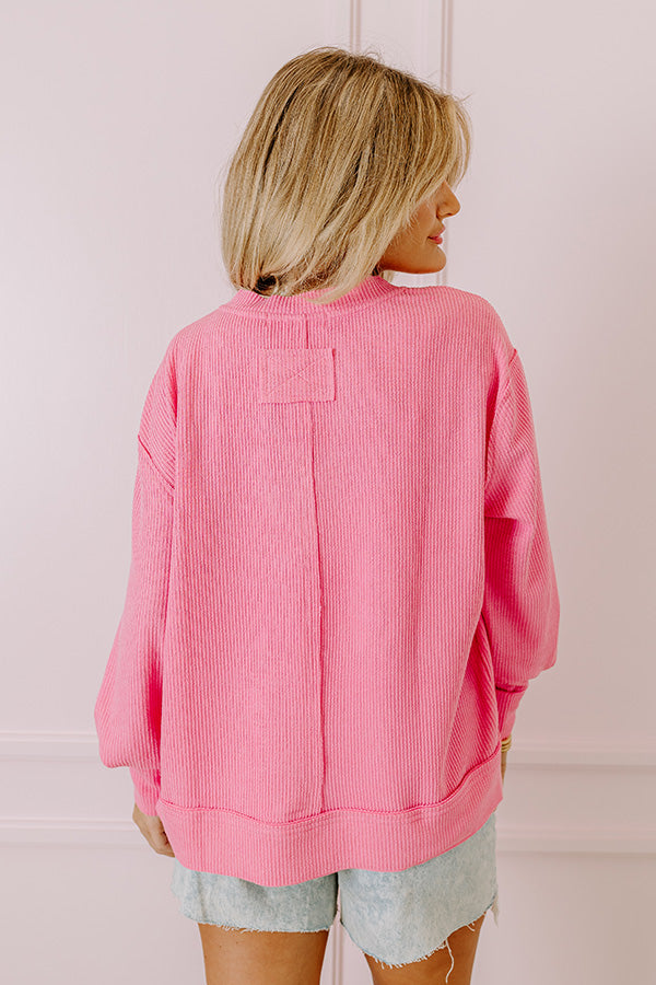 Boardwalk Babe Shift Top in Pink-Beginning Fashion