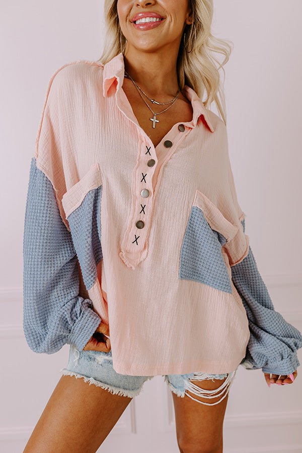 Block Party Knit Top-Beginning Fashion