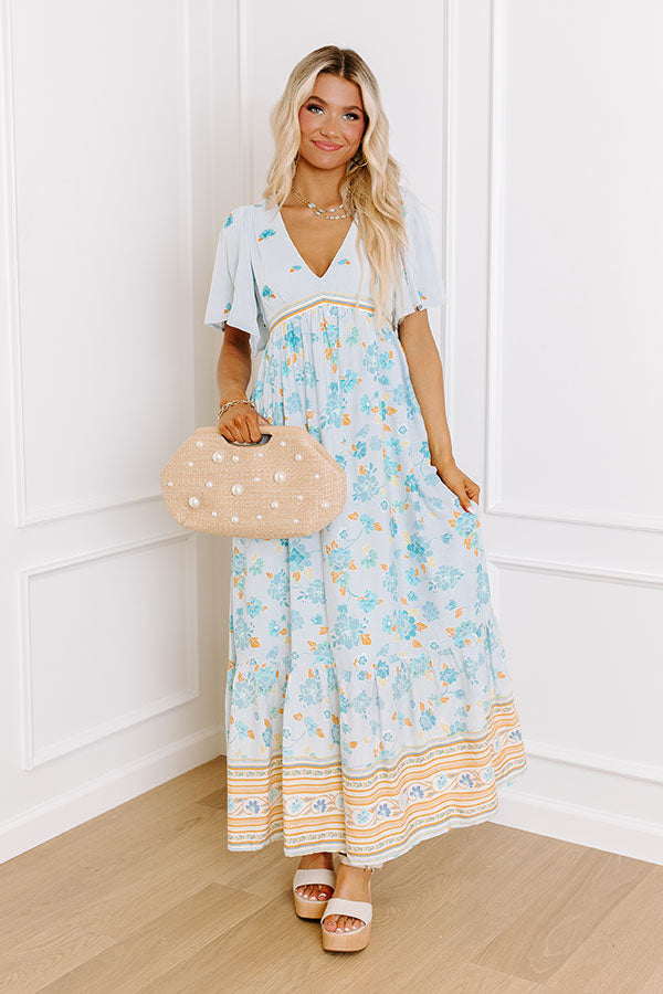 Breezy Blossom Embroidered Maxi-Beginning Fashion
