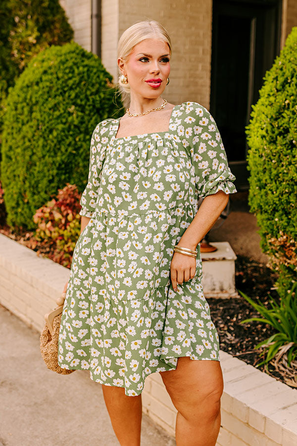 Daisy Dreaming Shift Dress Curves-Beginning Fashion