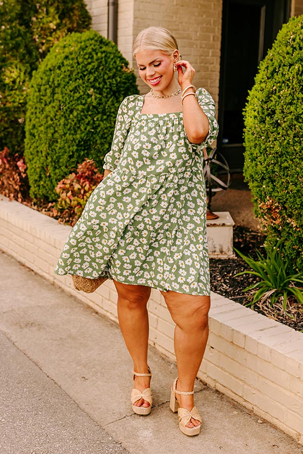 Daisy Dreaming Shift Dress Curves-Beginning Fashion