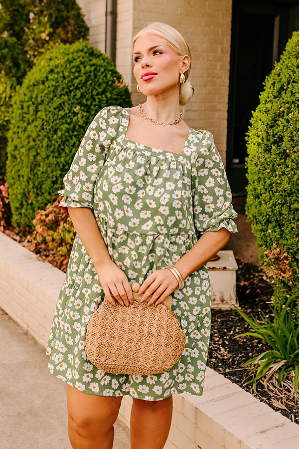 Daisy Dreaming Shift Dress Curves-Beginning Fashion