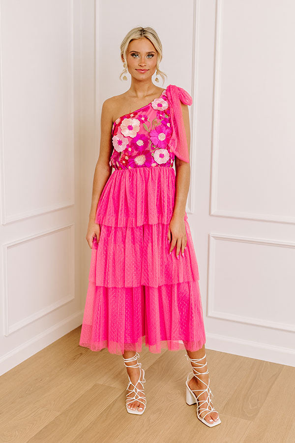 Flower Patch Ready Embroidered Midi-Beginning Fashion