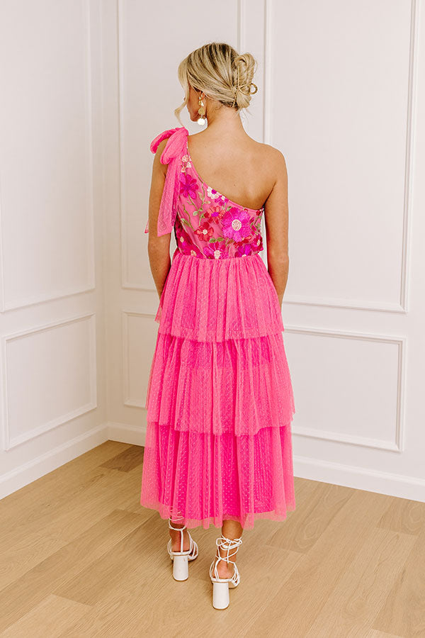 Flower Patch Ready Embroidered Midi-Beginning Fashion