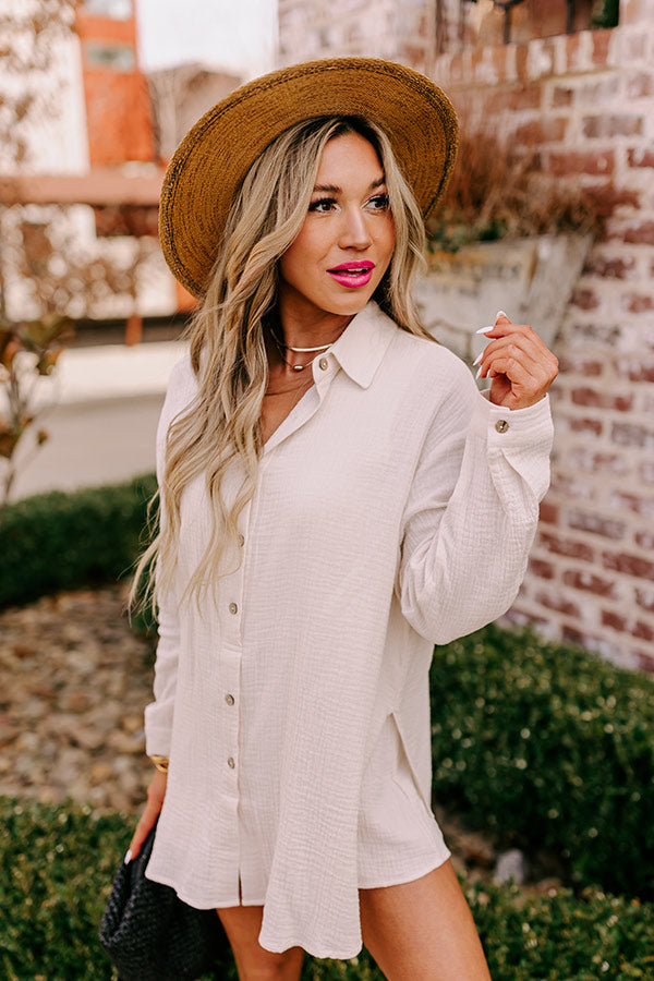 Breezy Chic Romper in Cream-Beginning Fashion