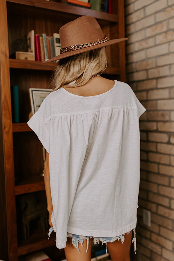 Full Of Charm Shift Top in Ivory-Beginning Fashion