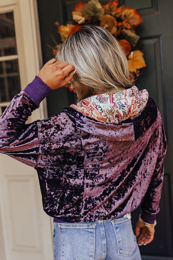 Exceptionally Chic Velvet Sweater-Beginning Fashion
