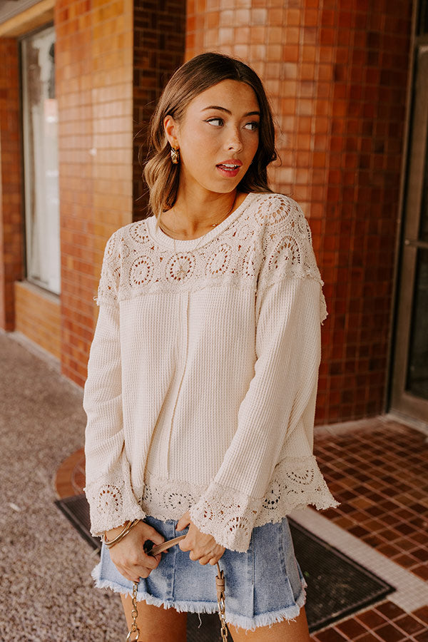 Boho Feeling Crochet Top-Beginning Fashion