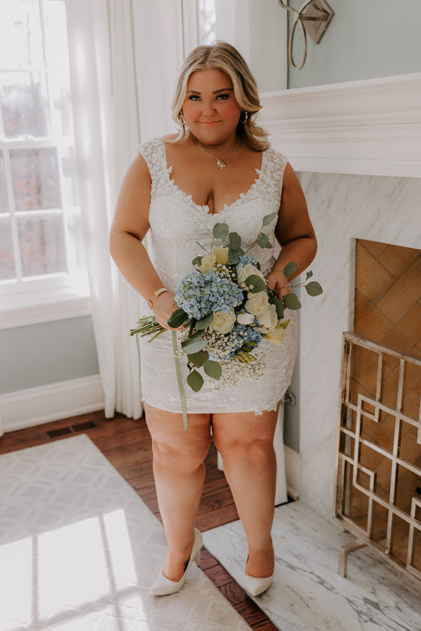 Cheerful Moment Embroidered Floral Mini Dress Curves-Beginning Fashion