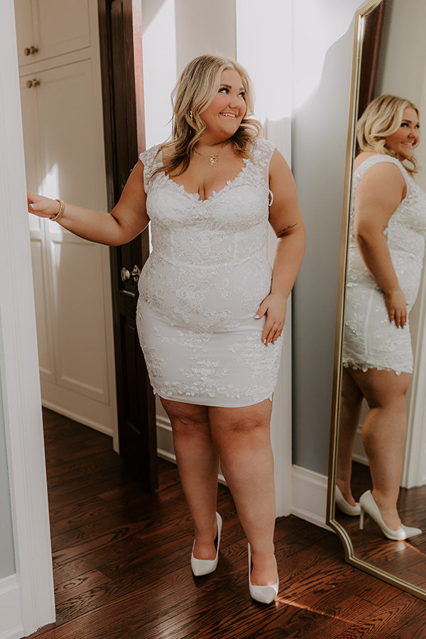 Cheerful Moment Embroidered Floral Mini Dress Curves-Beginning Fashion