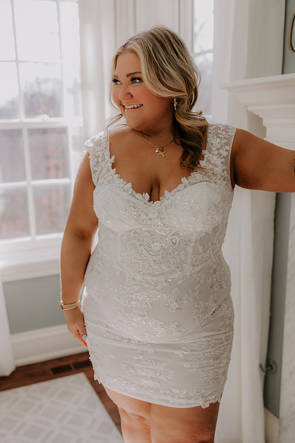 Cheerful Moment Embroidered Floral Mini Dress Curves-Beginning Fashion