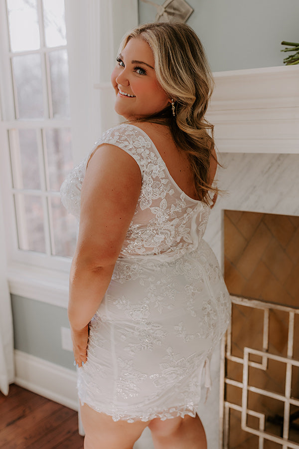 Cheerful Moment Embroidered Floral Mini Dress Curves-Beginning Fashion