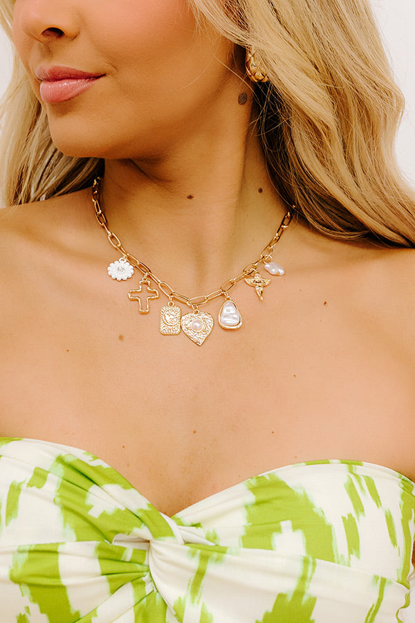 Charmed Feeling Link Necklace-Beginning Fashion