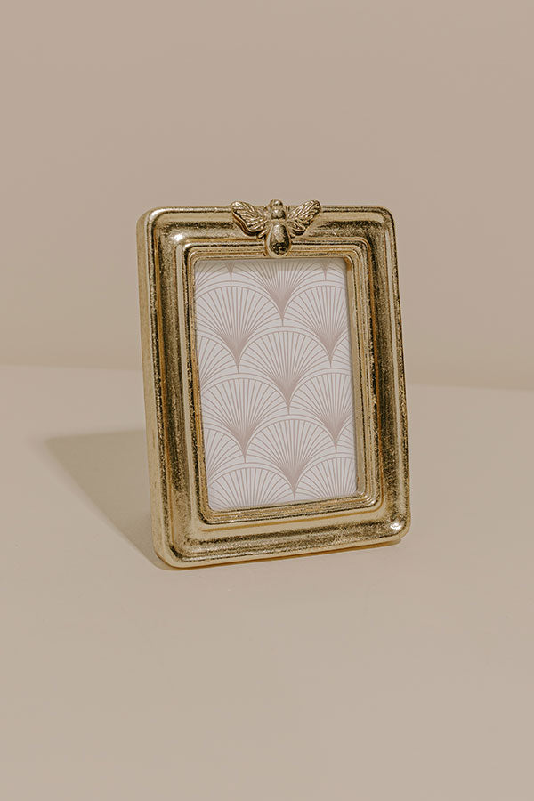 Bee Happy Mini Photo Frame in Rectangle-Beginning Fashion