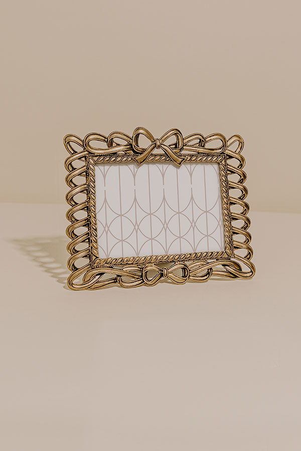 Feeling Charmed Bow Photo Frame-Beginning Fashion