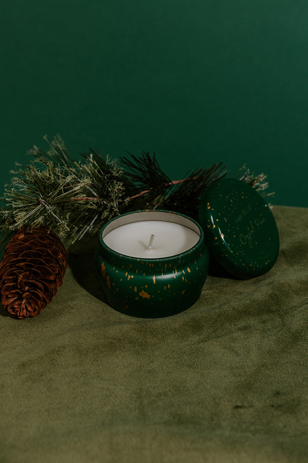 Capri Blue Glimmer Mini Tin Candle in Crystal Pine-Beginning Fashion