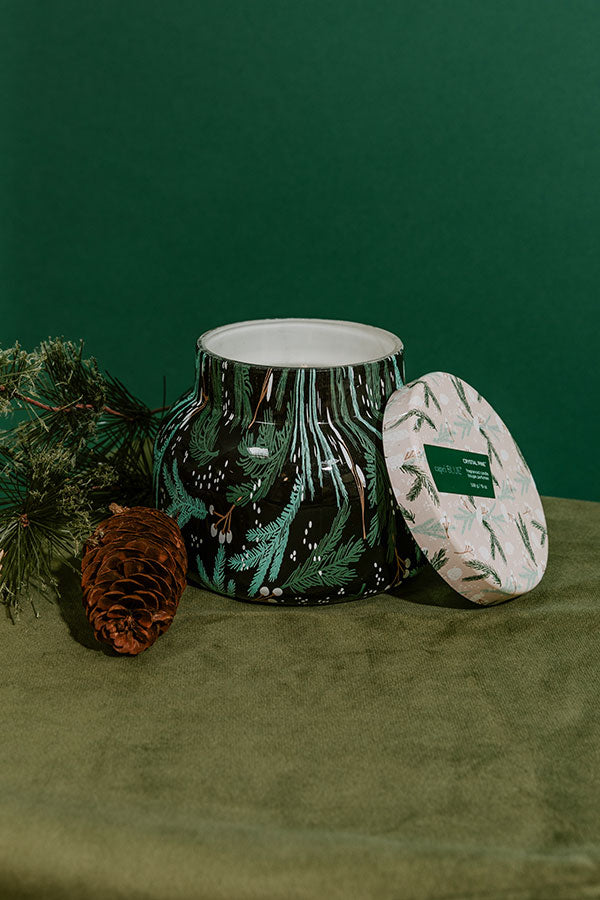 Capri Blue Holiday Pattern Play Signature Candle in Crystal Pine-Beginning Fashion