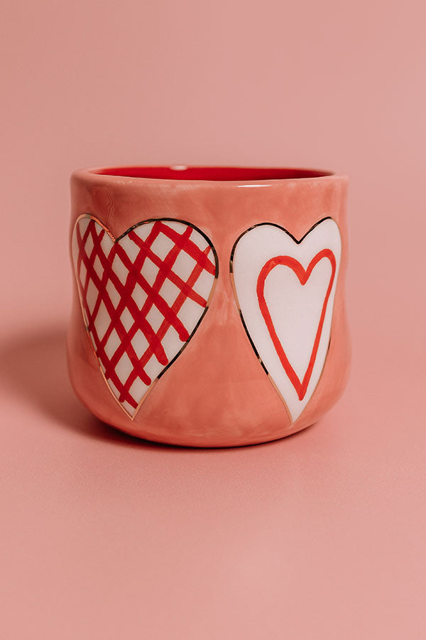 Hearts Of Gold Ceramic Mug-Beginning Fashion