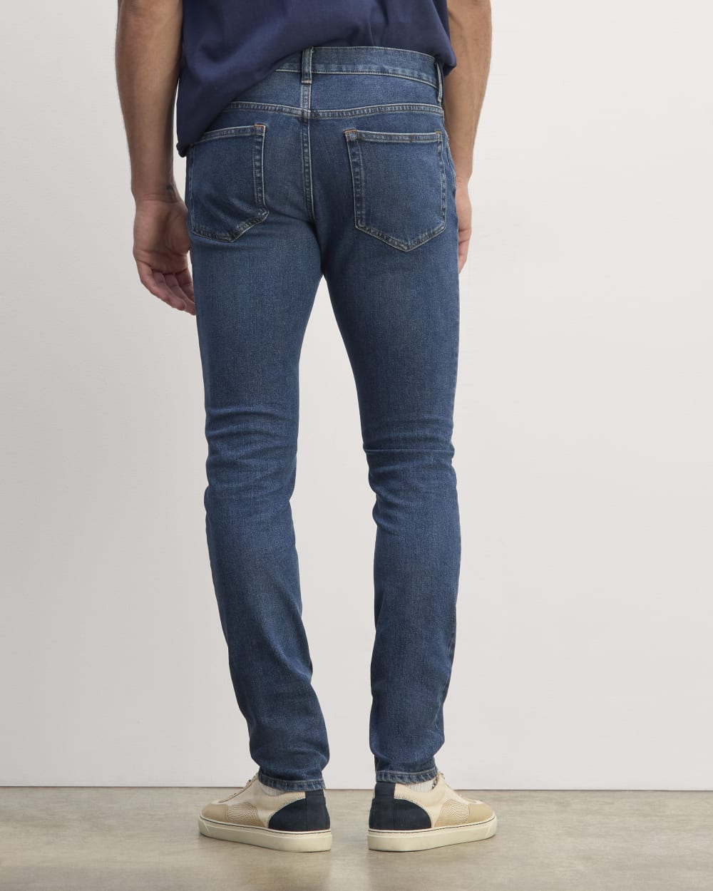 The Skinny 4-Way Stretch Organic Jean | Uniform | Medium Indigo-styoma