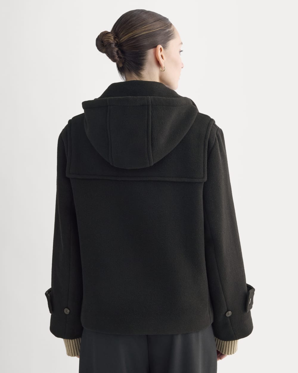 The ReWool Duffle Coat | Black-styoma